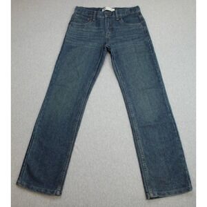 Levis Jeans Womens 16R (28 x 30) Blue Cotton Blend 514 Slim Straight Mid-Rise